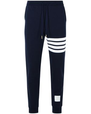 Thom Browne Jogger 'blaue Baumwollhose