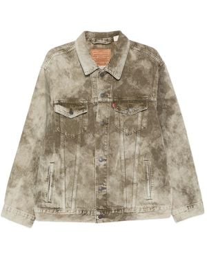 Levi's Relaxed Fit Trucker Camo Avenue T - Natural