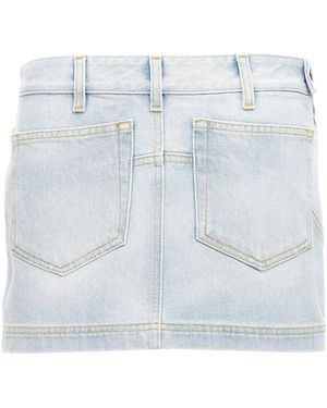 The Attico De Attico 'ambra' Rok - Blauw