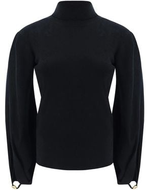 Chloé Arms Slit Sweater - Black