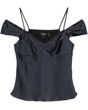 Theory Ss Peek Cami Top.Cru - Blue