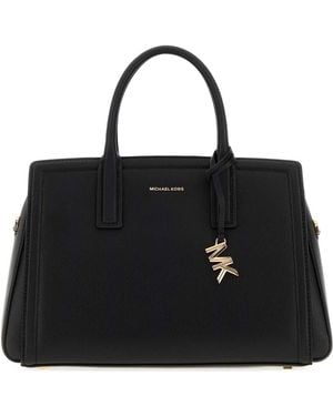 MICHAEL Michael Kors Black Leather Laila Handbag