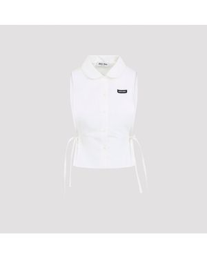 Miu Miu Camisa - Blanco