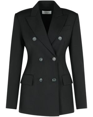 Sportmax 'Adamo' Black Virgin Wool Blazer - Negro