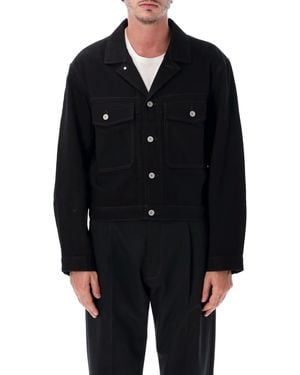 Lemaire Denim Trucker Jacket - Black