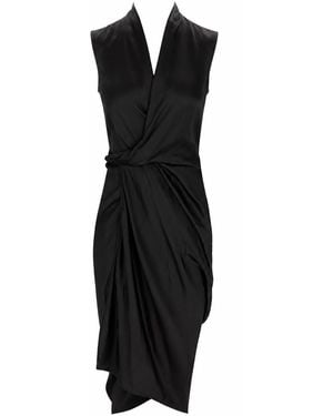 Rick Owens Wickelkleid - Schwarz