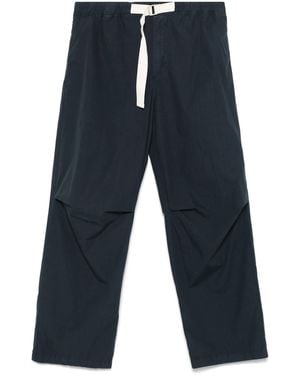 Emporio Armani Marineblaue Elastische Taillenhosen