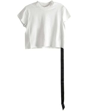 Rick Owens Ribbed Neckline T-Shirt - Black