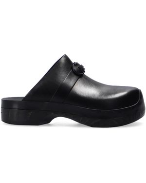 Ferragamo Nope leather slides - Noir