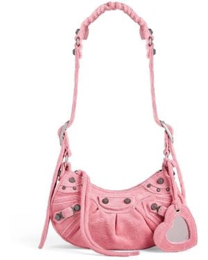 Balenciaga Le Cagole Kleine Schoudertas - Roze