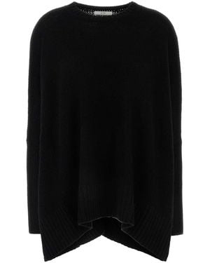 Co. Cashmere Oversize Jumper - Black