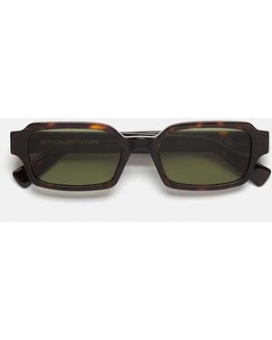 Retrosuperfuture Sonnenbrille Carino 3627 8 Ze Braun/Grün Unisex - Mehrfarbig