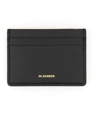 Jil Sander Leather Cardholder Wallets & Purses - Black
