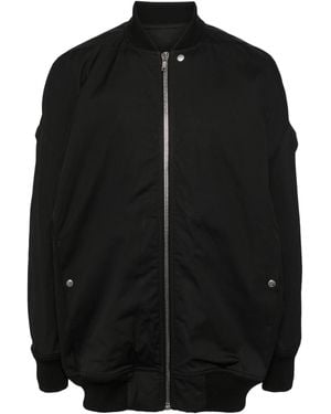 Rick Owens Jumbo Peter Flight Jacket - Black