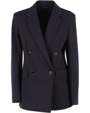 Max Mara Jersey Jacket - Blue