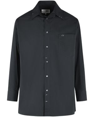 MM6 by Maison Margiela Cotton Shirt - Black
