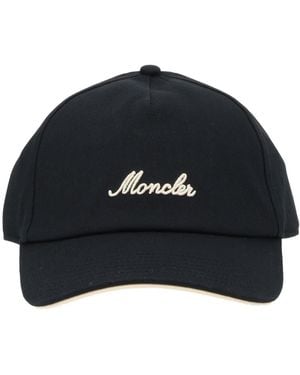 Moncler Logo Baseball Cap - Blue