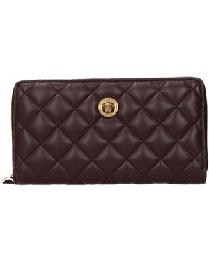 Versace Wallet Leather/Chocolate - Brown