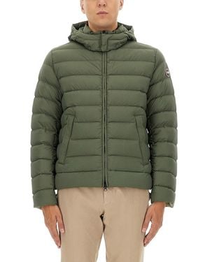 Colmar Down Jacket With Detachable Hood - Green