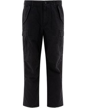 Stussy Pantalon de "cargaison militaire" de - Noir