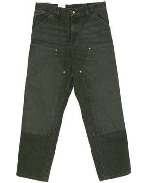 Carhartt Double Knee Organic Cotton Trousers - Grey