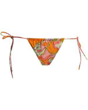 PUCCI "Orchidee" Bikini Briefs - White