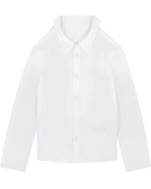 MM6 by Maison Margiela Long-Sleeved Shirt - White