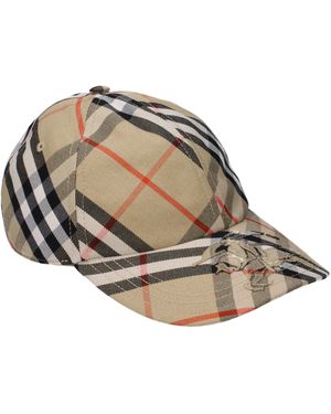 Burberry Donnas Cappelli Poliestere - Marrone
