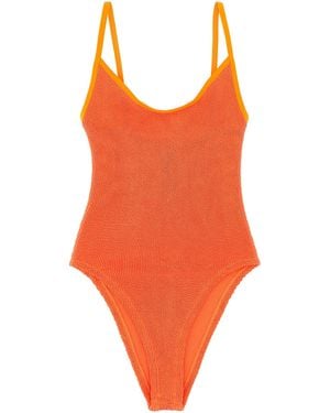 Hunza G 'Pamela Swim' One Piece Swimsuit - Orange