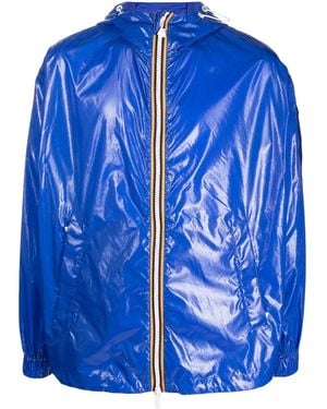 K-Way Claudel Light Glass Ripstop Jacket - Blue