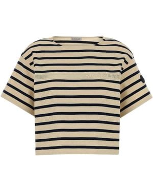 Moncler Solid Crew Neck T-Shirt - White
