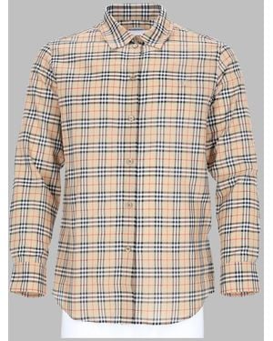 Burberry 100% Cotton Shirt - Natural