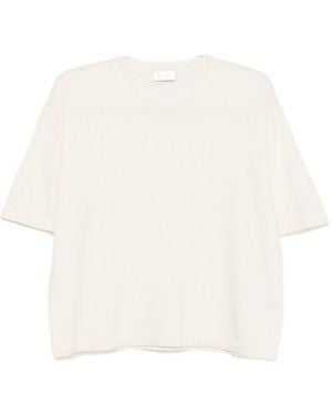 Soft Goat Cashmere T-Shirt - White