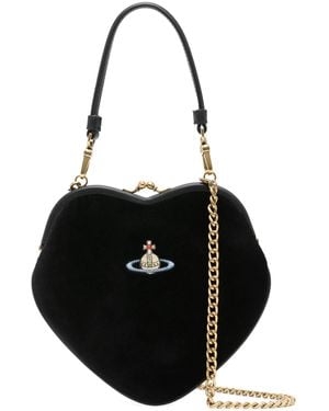Vivienne Westwood Belle Heart Frame Purse - Black
