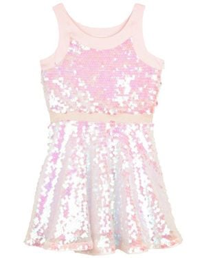 Billieblush Vestito Con Paillettes - Pink