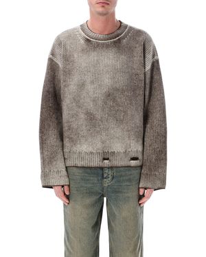 Represent Repräsentieren Pullover Braun - Grau