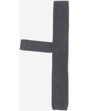 BOSS Wool Knitted Tie - Black