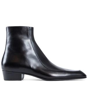 Saint Laurent Bottes de la cheville Augustin - Noir