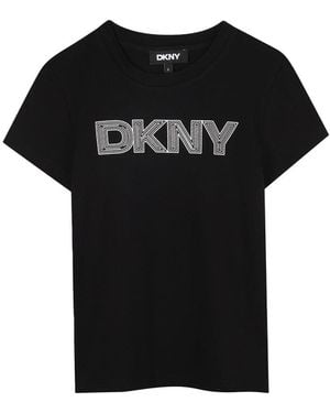 DKNY T -Shirt mit Logo - Schwarz
