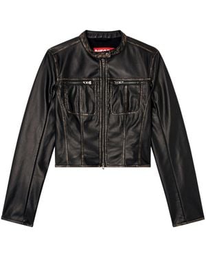 DIESEL G-Lobe Biker Jacket - Black