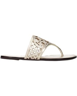 Tory Burch Infrared Thatched Leather - Natural