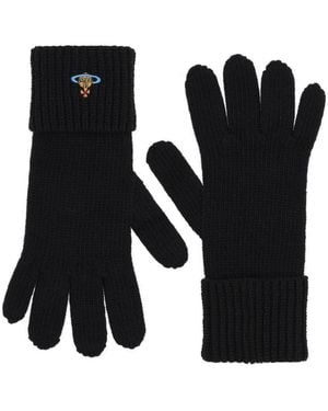 Vivienne Westwood Wool Gloves - Black