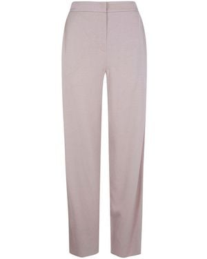 Emporio Armani Straight-Leg Trousers - Pink