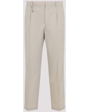 Prada Cotton Pants - Natural