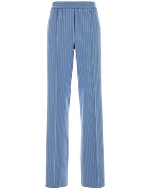 Orian Embroidered Jersey The Jogger Pant - Blue