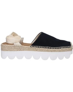 Marni Espadrillas femme tissu bleu