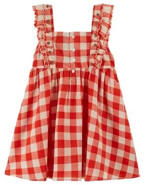 Emile Et Ida Vestito A Quadretti - Red