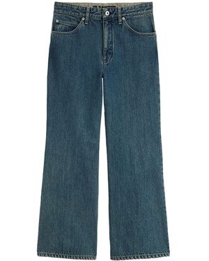 Jil Sander Jean Évasé - Bleu
