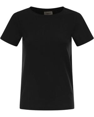 Weekend by Maxmara Wkdmultib Camiseta básica de punto de algodón - Negro