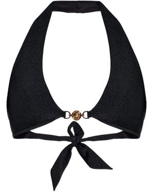 Versace Medusa Bikini Top - Black